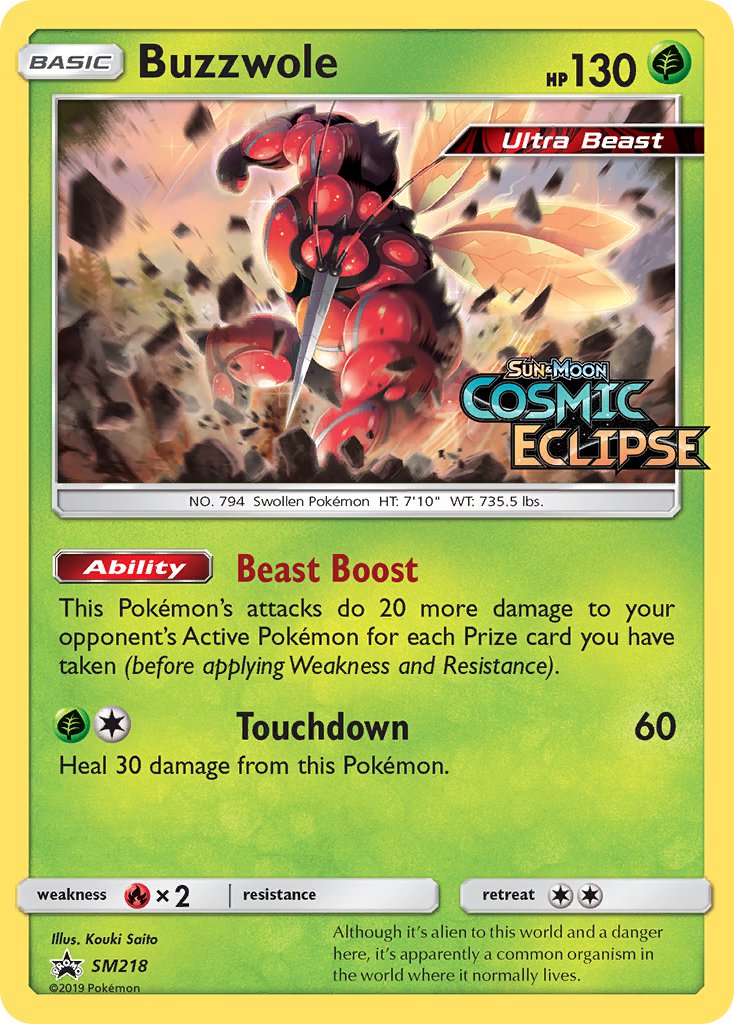 Buzzwole (SM218) [Sun & Moon: Black Star Promos] | Mindsight Gaming