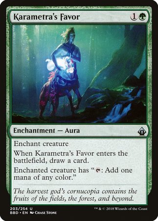 Karametra's Favor [Battlebond] | Mindsight Gaming