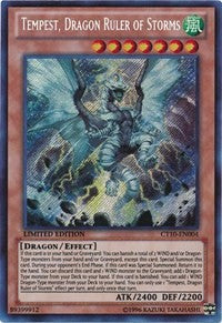 Tempest, Dragon Ruler of Storms [CT10-EN004] Secret Rare | Mindsight Gaming