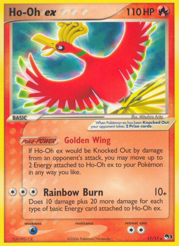 Ho-Oh ex (17/17) (Holo) [POP Series 3] | Mindsight Gaming