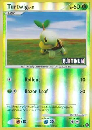 Turtwig (77/100) [Burger King Promos: 2009 Collection] | Mindsight Gaming