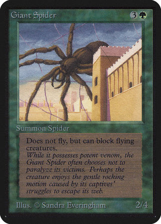 Giant Spider [Limited Edition Alpha] | Mindsight Gaming