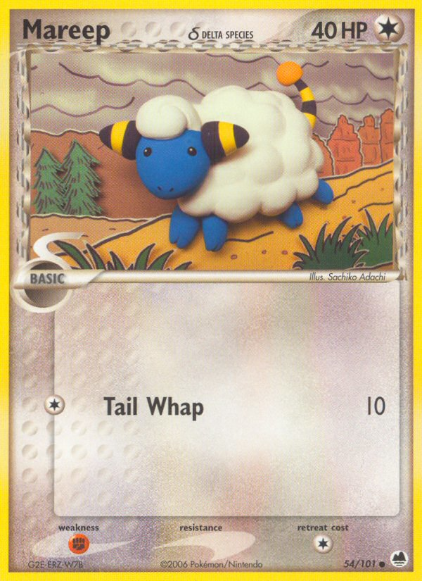 Mareep (54/101) (Delta Species) [EX: Dragon Frontiers] | Mindsight Gaming