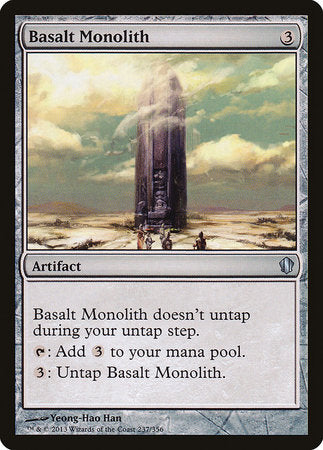 Basalt Monolith [Commander 2013] | Mindsight Gaming