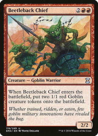 Beetleback Chief [Eternal Masters] | Mindsight Gaming