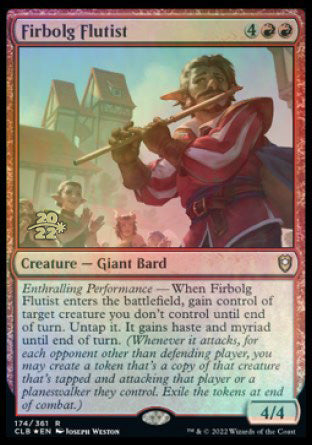 Firbolg Flutist [Commander Legends: Battle for Baldur's Gate Prerelease Promos] | Mindsight Gaming