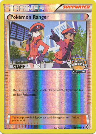 Pokemon Ranger (104/114) (Regional Championship Promo Staff) [XY: Steam Siege] | Mindsight Gaming