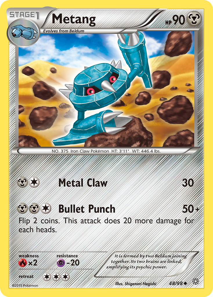 Metang (48/98) [XY: Ancient Origins] | Mindsight Gaming