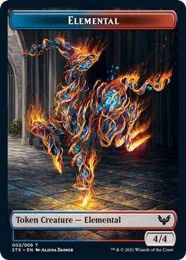 Elemental // Pest Token [Strixhaven: School of Mages Tokens] | Mindsight Gaming