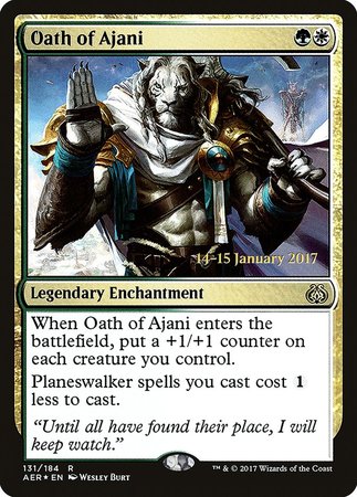 Oath of Ajani [Aether Revolt Promos] | Mindsight Gaming