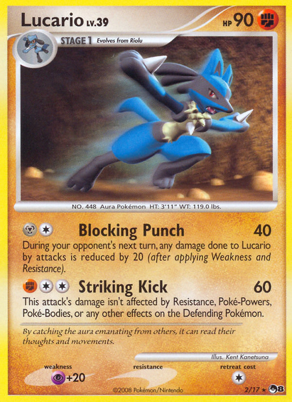 Lucario (2/17) [POP Series 8] | Mindsight Gaming