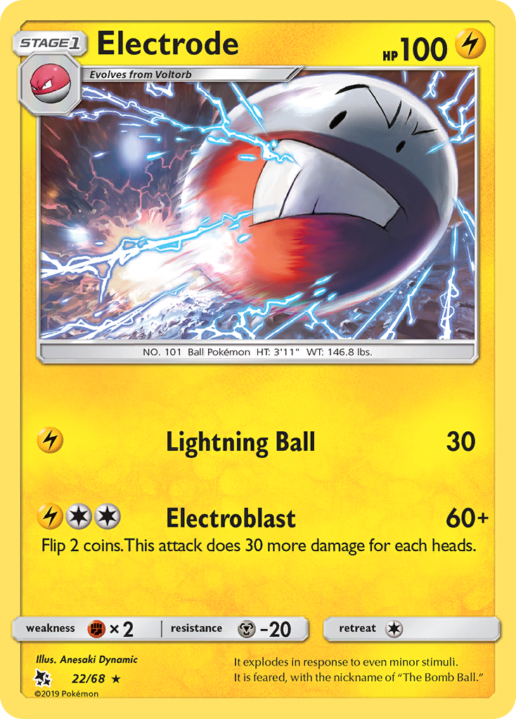 Electrode (22/68) [Sun & Moon: Hidden Fates] | Mindsight Gaming