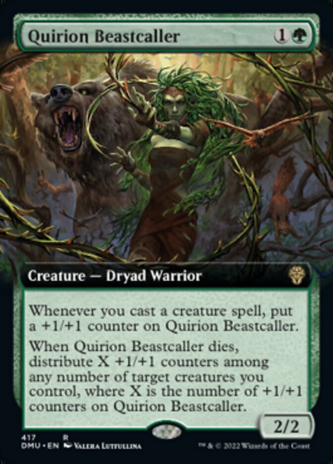 Quirion Beastcaller (Extended Art) [Dominaria United] | Mindsight Gaming