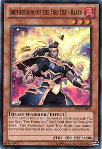 Brotherhood of the Fire Fist - Raven [AP02-EN009] Super Rare | Mindsight Gaming