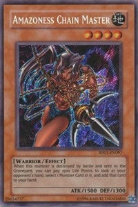 Amazoness Chain Master [RP01-EN097] Secret Rare | Mindsight Gaming