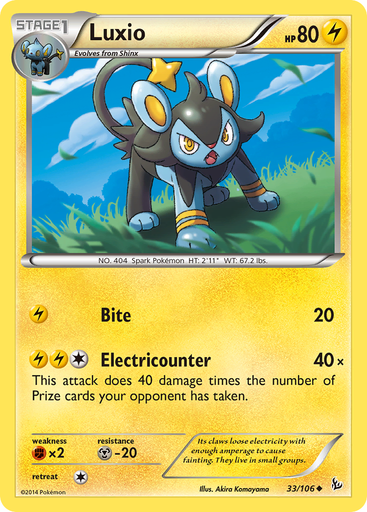 Luxio (33/106) [XY: Flashfire] | Mindsight Gaming