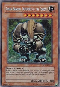 Green Baboon, Defender of the Forest [RP02-EN099] Secret Rare | Mindsight Gaming