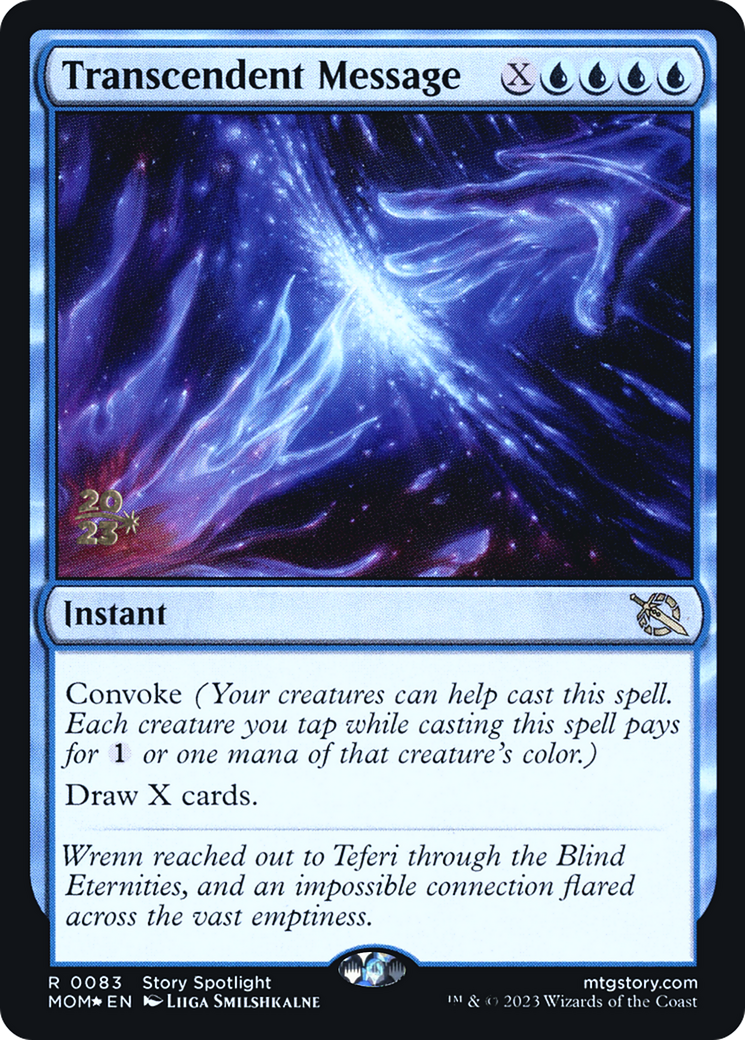 Transcendent Message [March of the Machine Prerelease Promos] | Mindsight Gaming