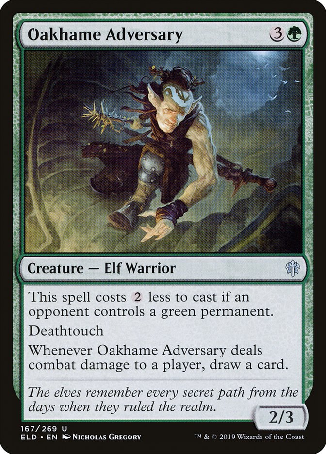 Oakhame Adversary [Throne of Eldraine] | Mindsight Gaming