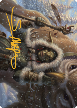 Owlbear Shepherd Art Card (Gold-Stamped Signature) [Commander Legends: Battle for Baldur's Gate Art Series] | Mindsight Gaming