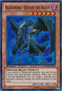 Blackwing - Elphin the Raven [BPW2-EN026] Super Rare | Mindsight Gaming