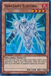 Sergeant Electro [BPW2-EN043] Super Rare | Mindsight Gaming