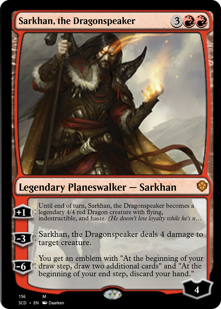 Sarkhan, the Dragonspeaker [Starter Commander Decks] | Mindsight Gaming