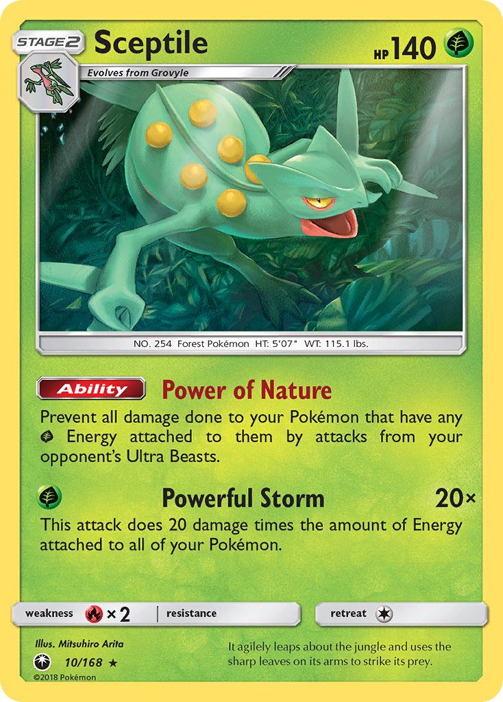 Sceptile (10/168) [Sun & Moon: Celestial Storm] | Mindsight Gaming