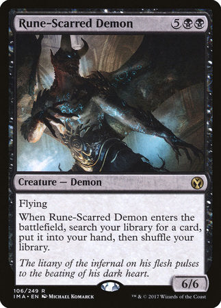 Rune-Scarred Demon [Iconic Masters] | Mindsight Gaming