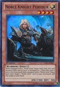 Noble Knight Peredur [LVAL-EN085] Super Rare | Mindsight Gaming