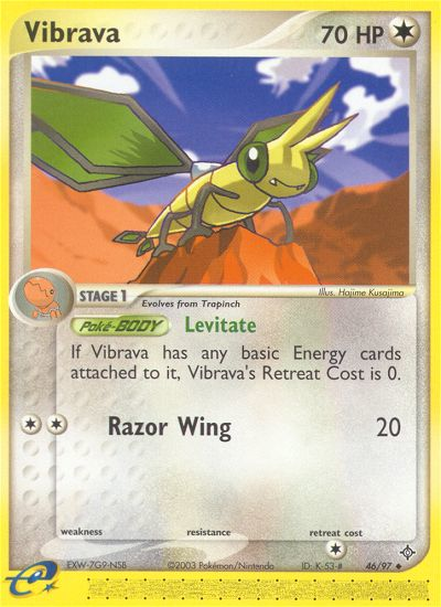 Vibrava (46/97) [EX: Dragon] | Mindsight Gaming