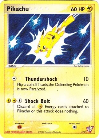 Pikachu (5/5) [Kids WB Promos] | Mindsight Gaming