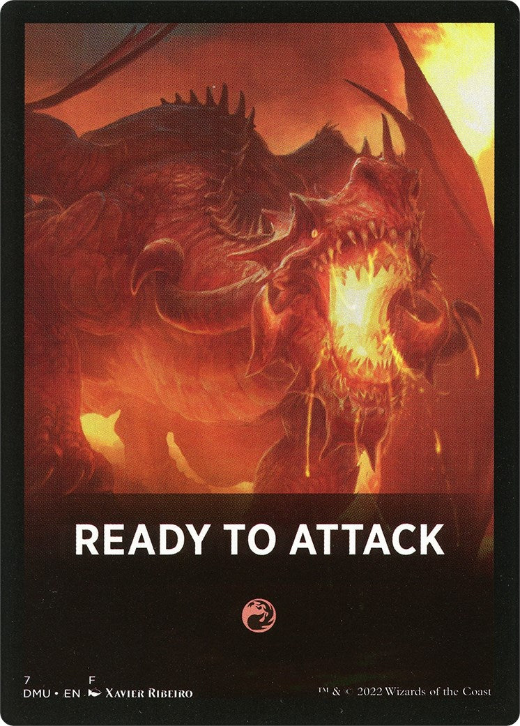 Ready to Attack Theme Card [Dominaria United Tokens] | Mindsight Gaming