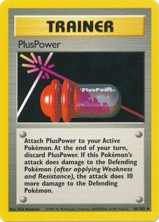 PlusPower (84/102) [Base Set Unlimited] | Mindsight Gaming