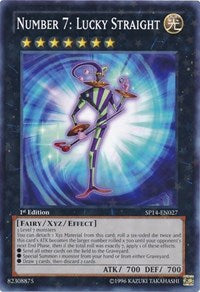 Number 7: Lucky Straight [SP14-EN027] Starfoil Rare | Mindsight Gaming