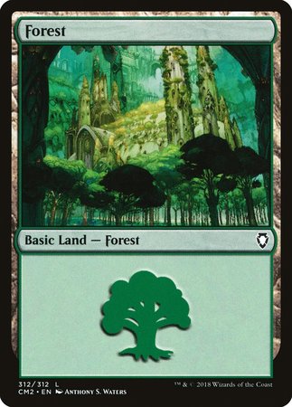 Forest (312) [Commander Anthology Volume II] | Mindsight Gaming