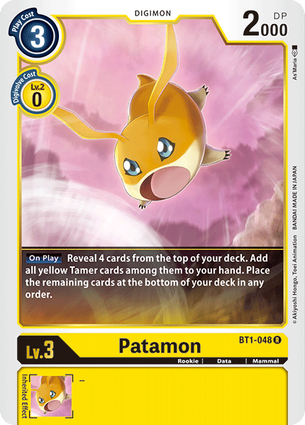 Patamon [BT1-048] [Release Special Booster Ver.1.0] | Mindsight Gaming