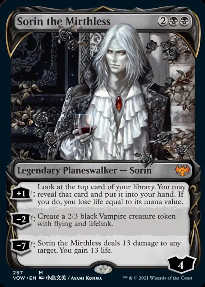 Sorin the Mirthless (Showcase Fang Frame) [Innistrad: Crimson Vow] | Mindsight Gaming