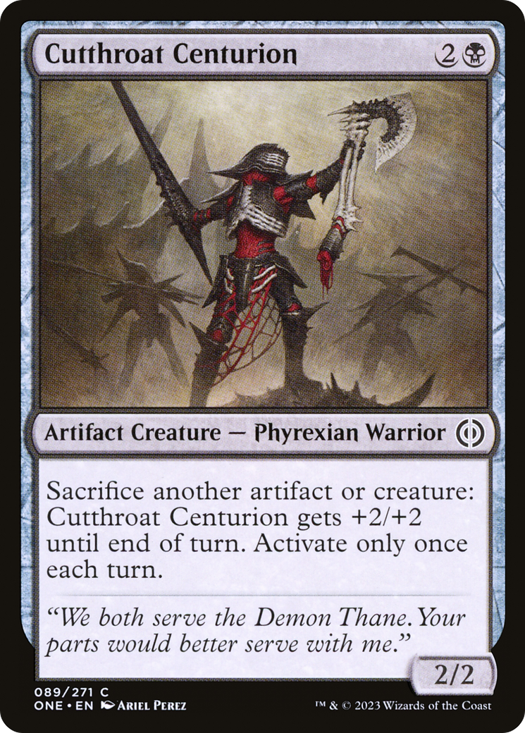 Cutthroat Centurion [Phyrexia: All Will Be One] | Mindsight Gaming