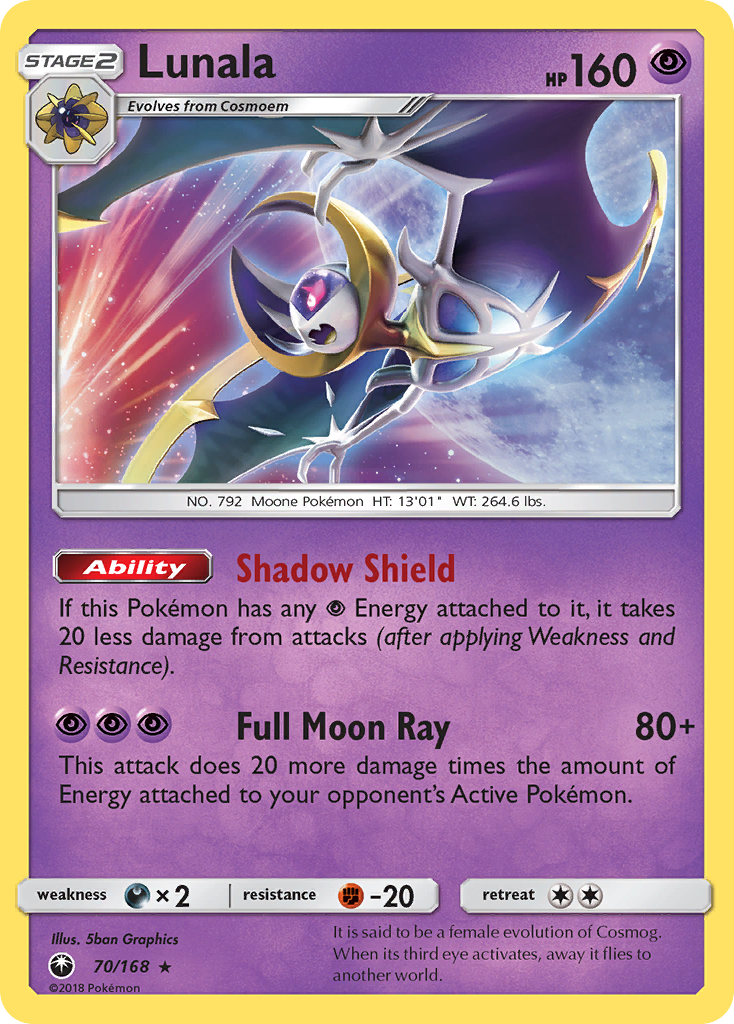 Lunala (70/168) [Sun & Moon: Celestial Storm] | Mindsight Gaming