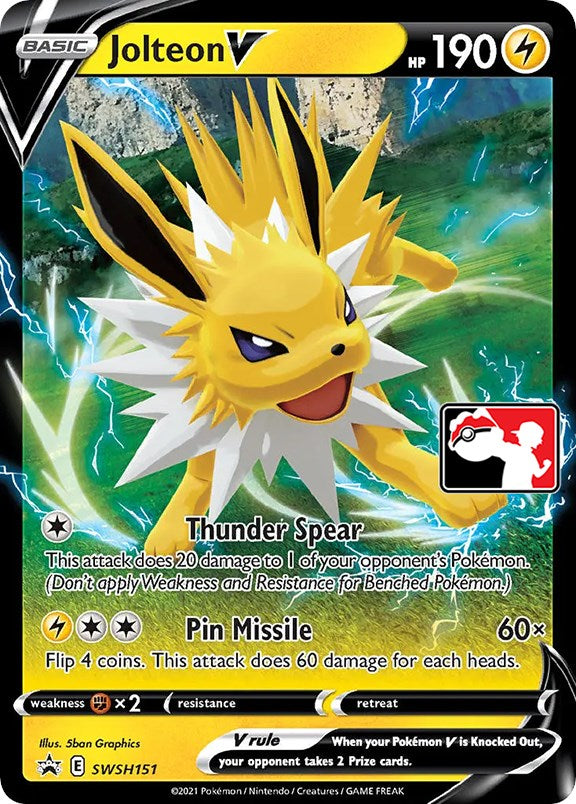 Jolteon V (SWSH151) [Prize Pack Series One] | Mindsight Gaming