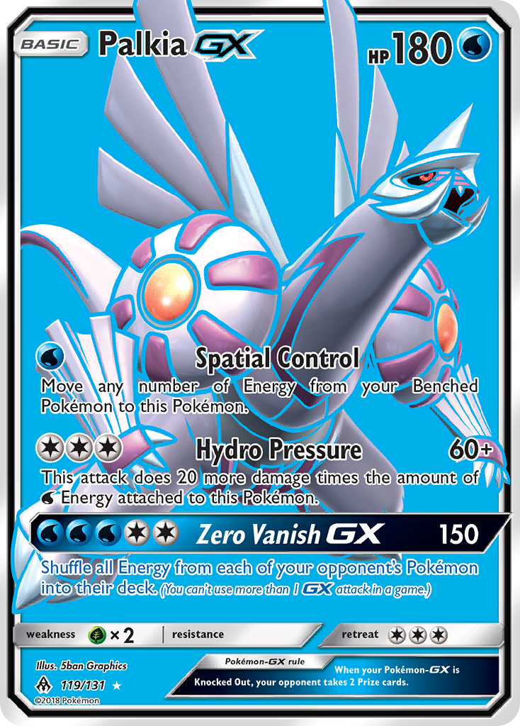 Palkia GX (119/131) [Sun & Moon: Forbidden Light] | Mindsight Gaming