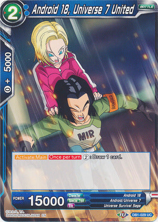 Android 18, Universe 7 United (DB1-029) [Dragon Brawl] | Mindsight Gaming