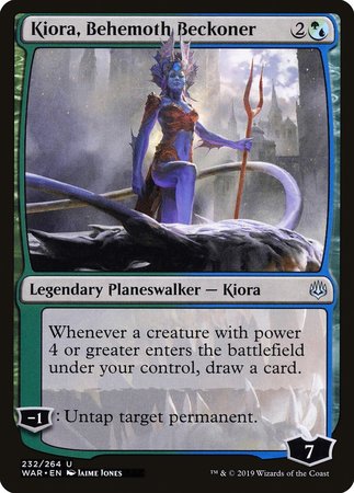 Kiora, Behemoth Beckoner [War of the Spark] | Mindsight Gaming