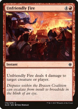 Unfriendly Fire [Ixalan] | Mindsight Gaming