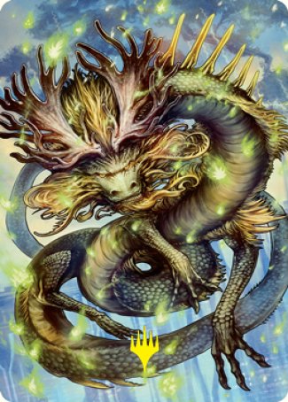 Kura, the Boundless Sky Art Card (Gold-Stamped Signature) [Kamigawa: Neon Dynasty Art Series] | Mindsight Gaming