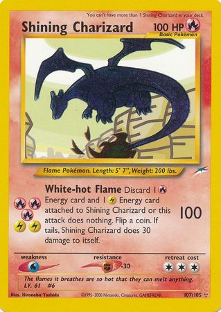 Shining Charizard (107/105) [Neo Destiny Unlimited] | Mindsight Gaming