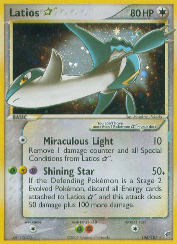 Latios Star (106/107) [EX: Deoxys] | Mindsight Gaming