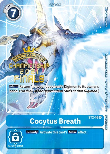 Cocytus Breath [ST2-16] (2021 Championship Finals Tamer's Evolution Pack) [Starter Deck: Cocytus Blue Promos] | Mindsight Gaming