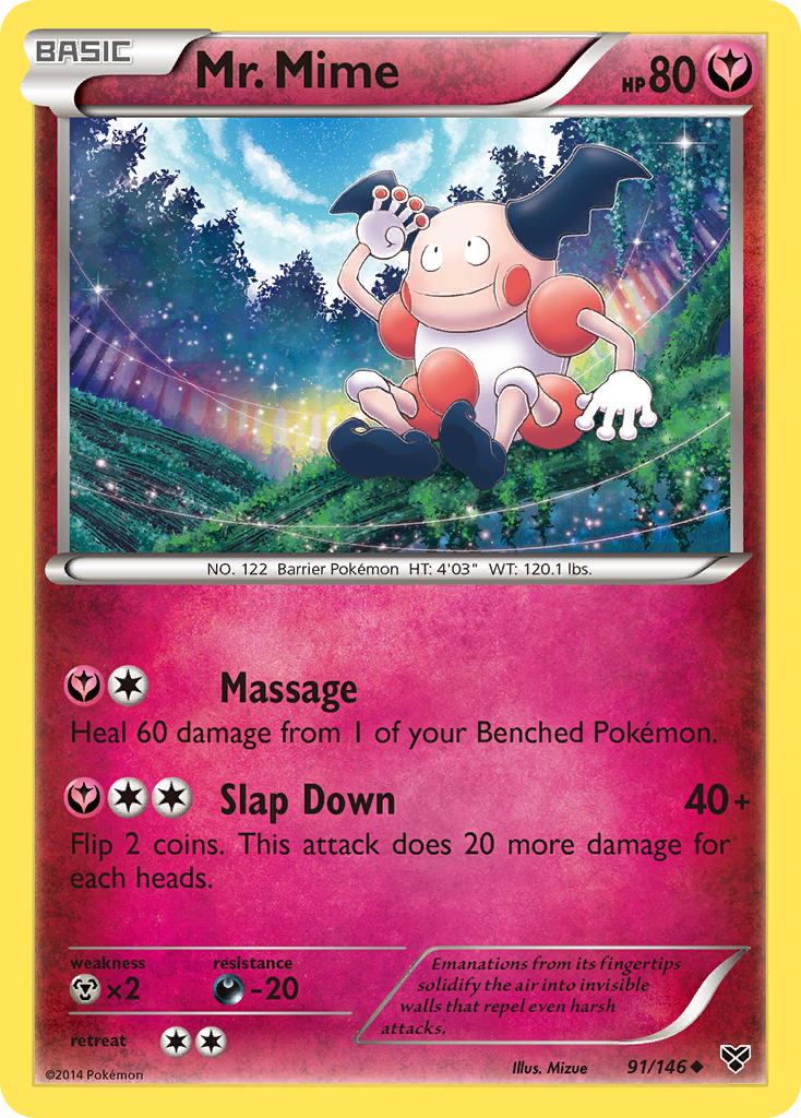 Mr. Mime (91/146) [XY: Base Set] | Mindsight Gaming